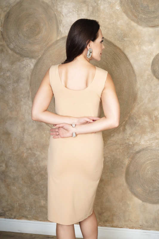 Бежевое платье лекала и выкройки на заказ в LekaloHome