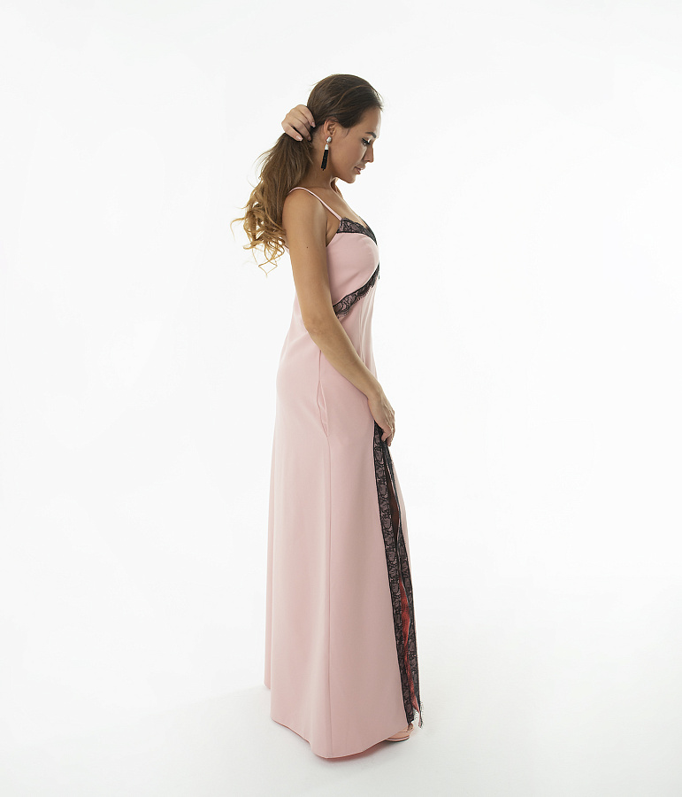 Платье комбинация с карманами